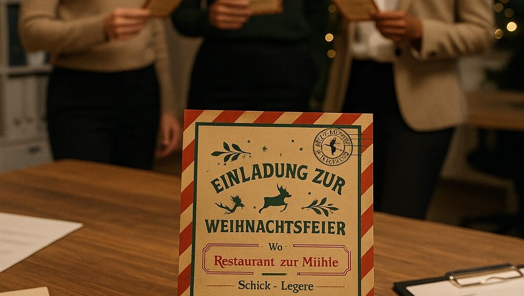 weihnachtsfeier planen