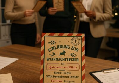 weihnachtsfeier planen