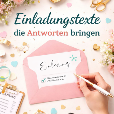Einladungstexte, die Antworten bringen