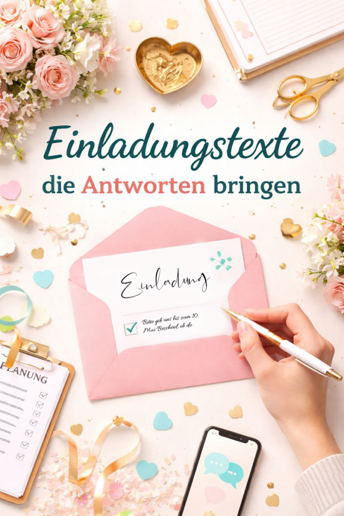 Einladungstexte, die Antworten bringen